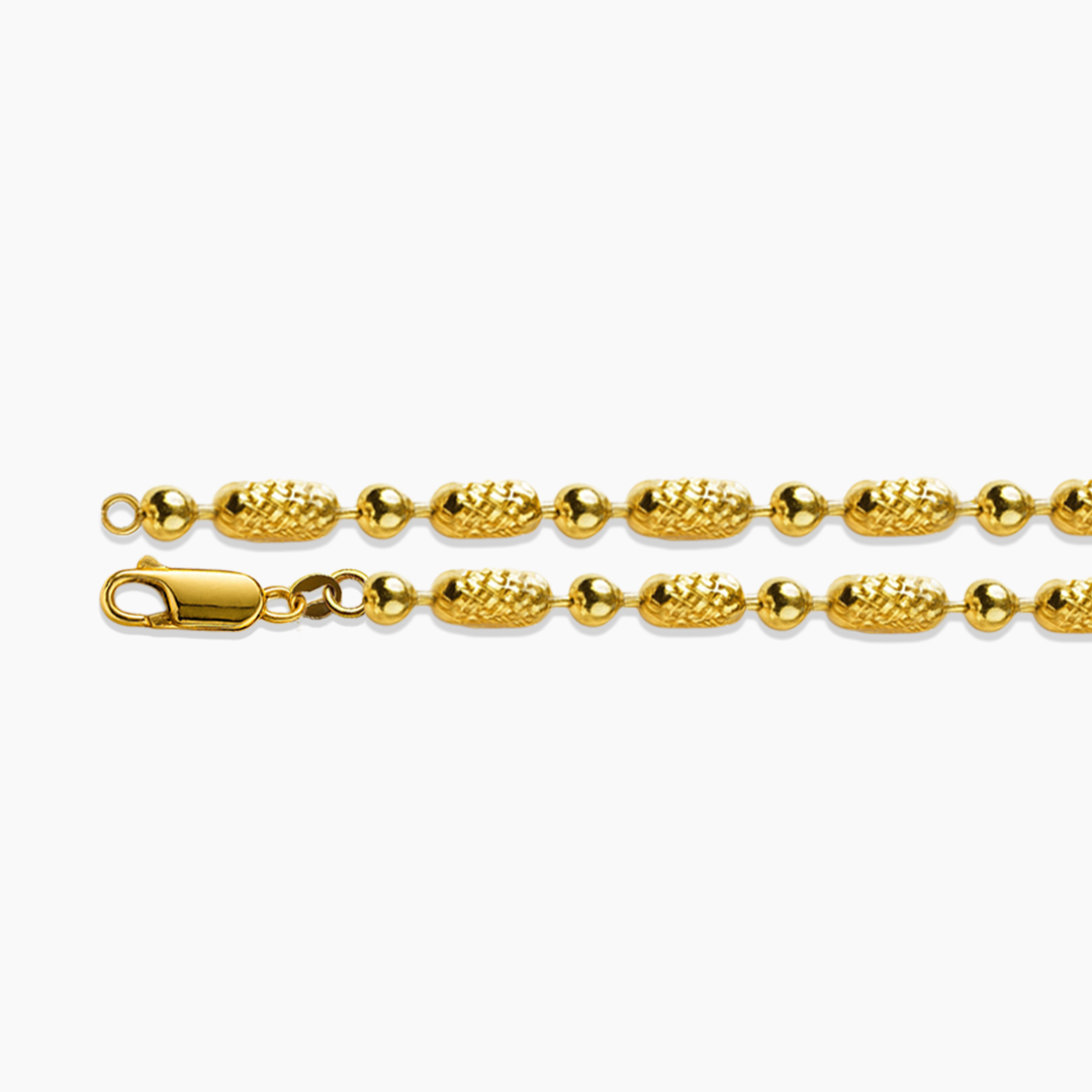 2.5mm Ball and Barrel Diamond Cut Chain