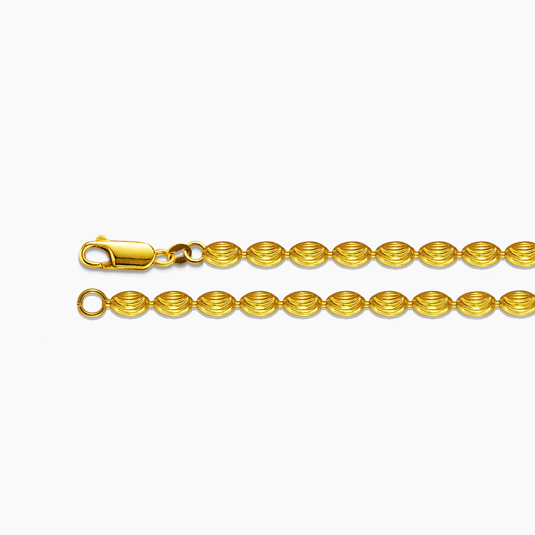 4mm Diamond Moon Cut Chain