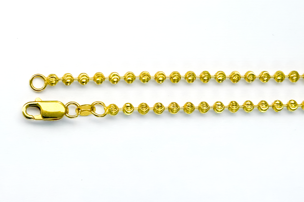 2.5mm Moon Cut Ball Chain