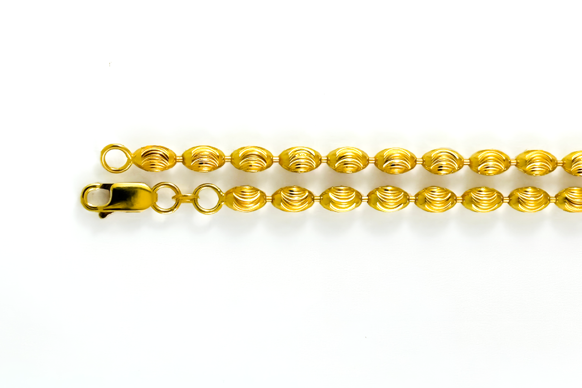 4mm Diamond Moon Cut Chain